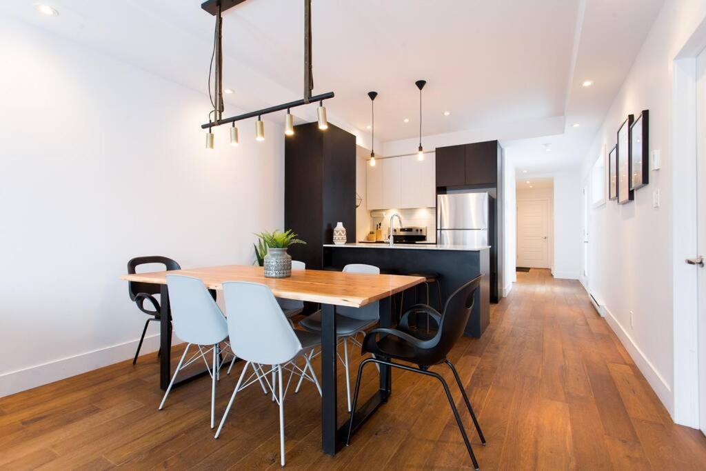 Sleek Condo In The Heart Of Little Italy By Den Stays Montreal Luaran gambar